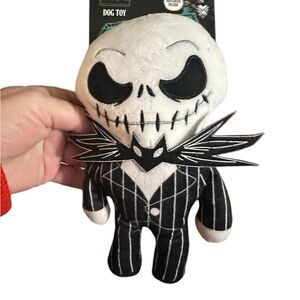 Disney The Nightmare Before Christmas Jack Skellington plush dog toy.